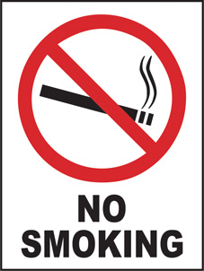 SAFETY SIGN (SAV) | Prohibition - No Smoking
